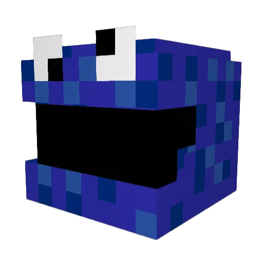 Zimenz Minecraft avatar head, 3D render