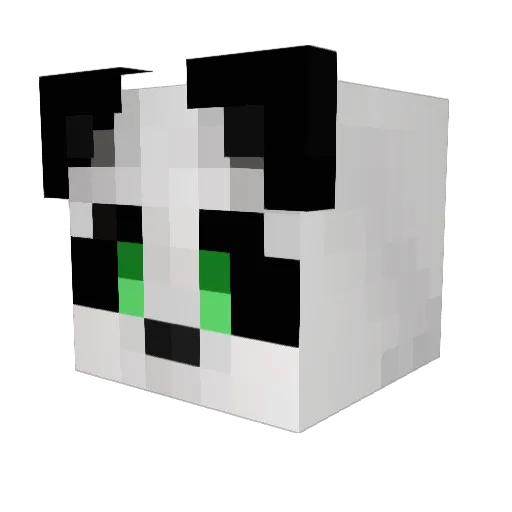 ZimmFC Minecraft avatar head, 3D render