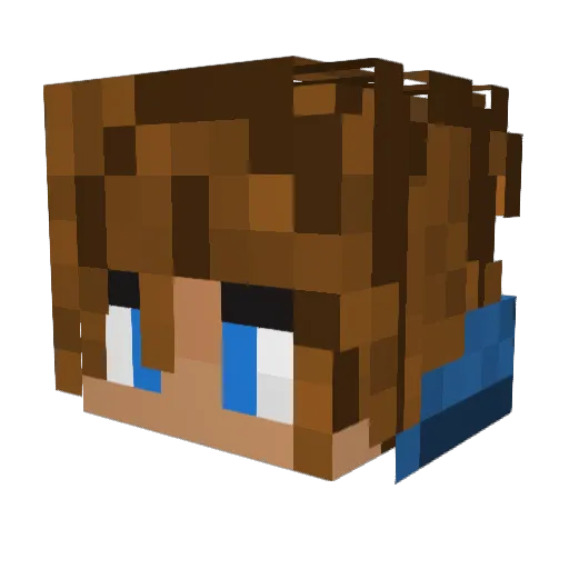 Zimma2832 Minecraft avatar head, 3D render