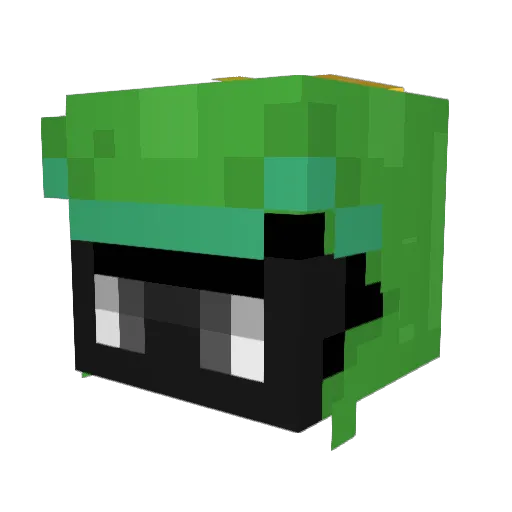 Zimphire Minecraft avatar head, 3D render