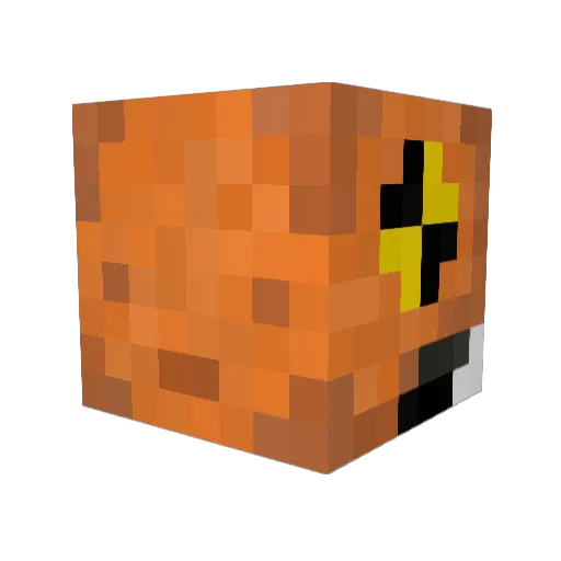 Zin_Rak Minecraft avatar head, 3D render