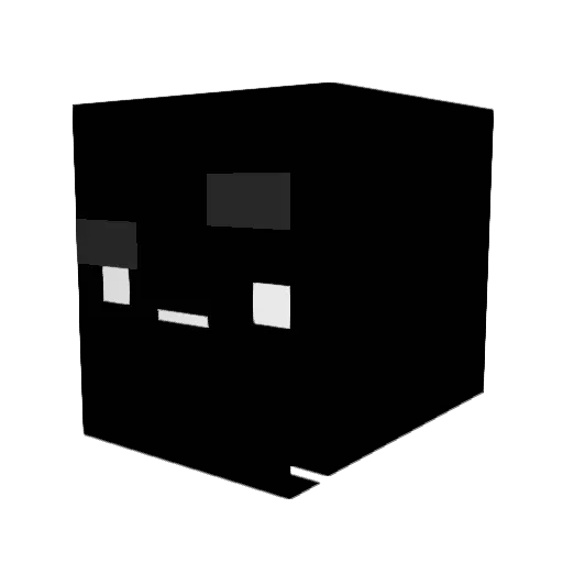 Zincmind Minecraft avatar head, 3D render