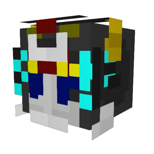 Zingzing123 Minecraft avatar head, 3D render