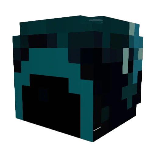 Zinhart Minecraft avatar head, 3D render