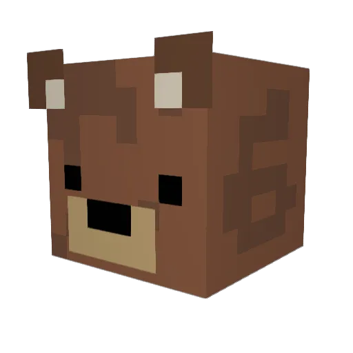 Zinner91 Minecraft avatar head, 3D render
