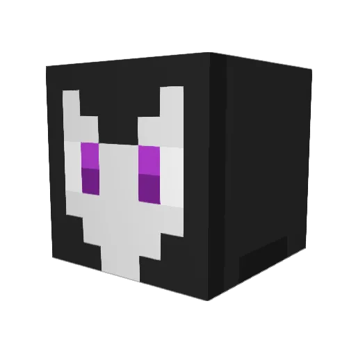 ZinniaTheMoth Minecraft avatar head, 3D render