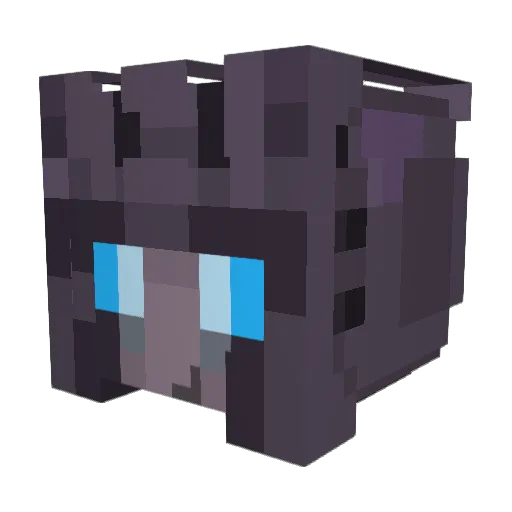 ZinogreSimp Minecraft avatar head, 3D render