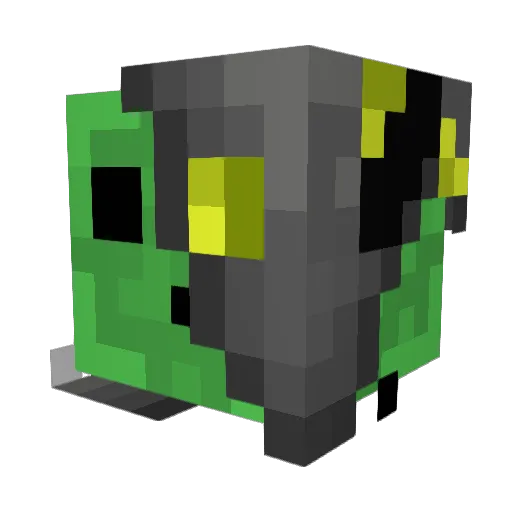 Zinrax_99 Minecraft avatar head, 3D render