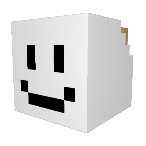 Ziok_Master Minecraft avatar head, 3D render