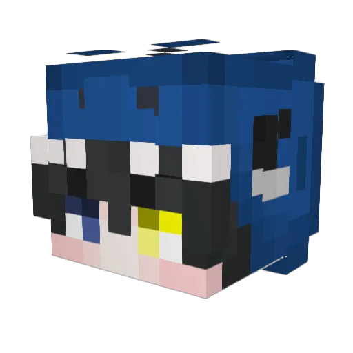 Ziolo2137 Minecraft avatar head, 3D render