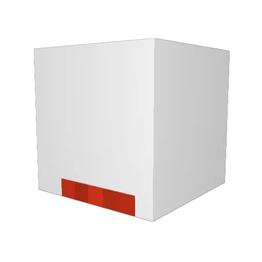 Ziomxz Minecraft avatar head, 3D render