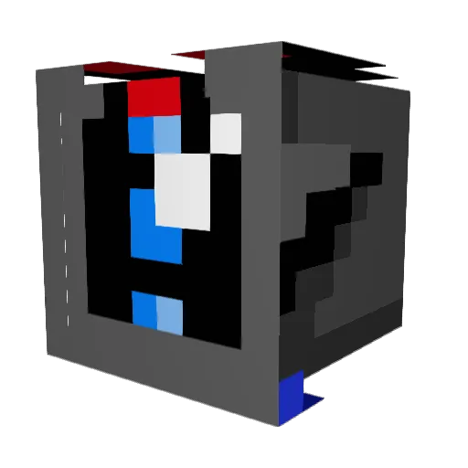 Zion_Borealis Minecraft avatar head, 3D render