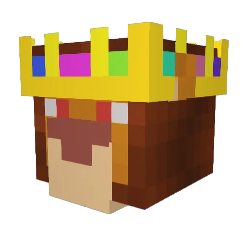 Zion_Lion_77 Minecraft avatar head, 3D render