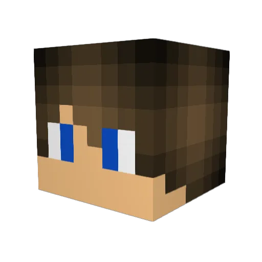 Zionicle Minecraft avatar head, 3D render
