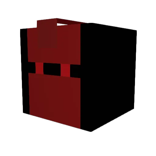 ZioviYT Minecraft avatar head, 3D render