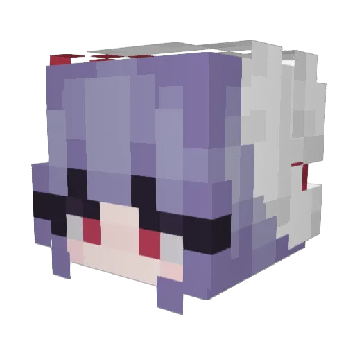 Ziper1313 Minecraft avatar head, 3D render