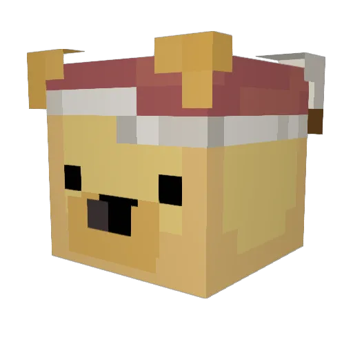 ZiperDragon Minecraft avatar head, 3D render