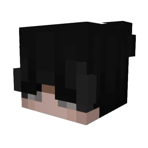 Zipovina Minecraft avatar head, 3D render