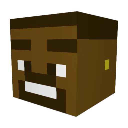 ZippZ96 Minecraft avatar head, 3D render