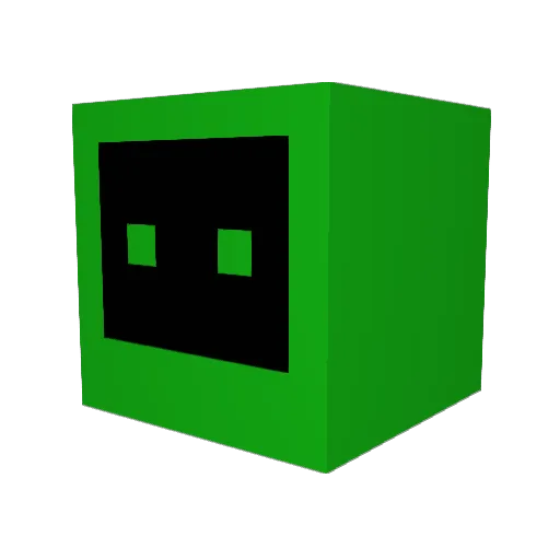 ZipperNova Minecraft avatar head, 3D render