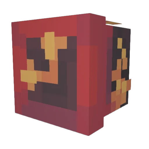 Zipperboi Minecraft avatar head, 3D render