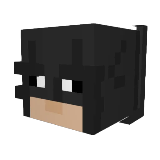Zippsypro Minecraft avatar head, 3D render