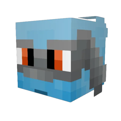 ZippyTheUmbreon Minecraft avatar head, 3D render