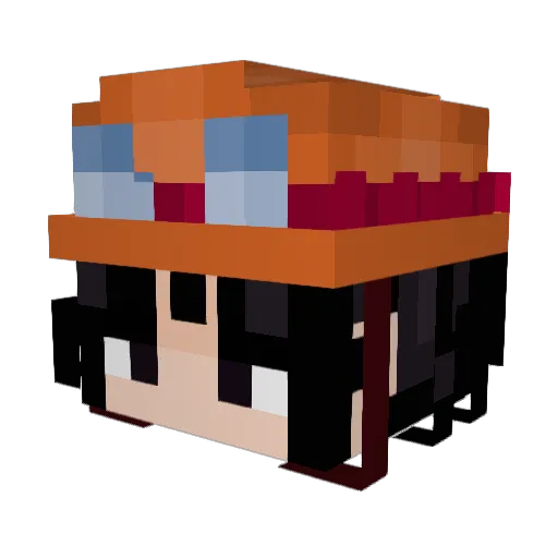 Zippy_Zipperzing Minecraft avatar head, 3D render