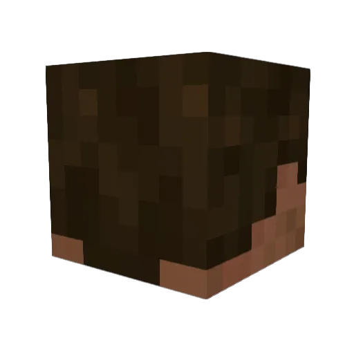 Zirada Minecraft avatar head, 3D render