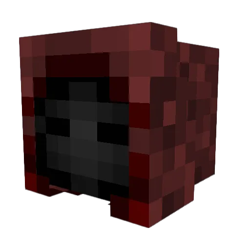 ZiraelX Minecraft avatar head, 3D render