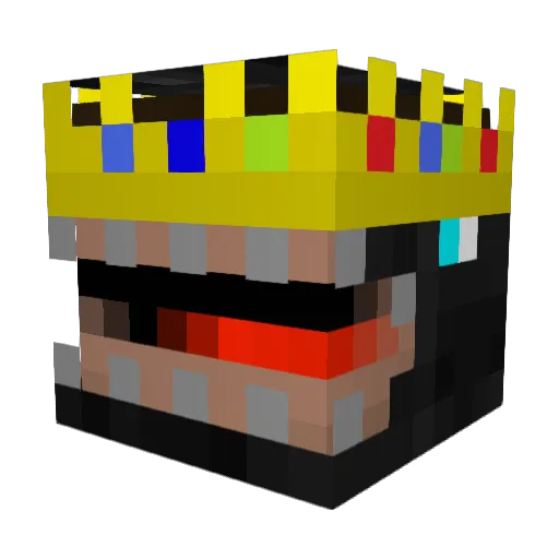 Zircon_H22 Minecraft avatar head, 3D render