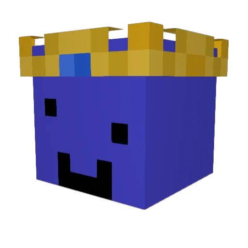 Zirex Minecraft avatar head, 3D render