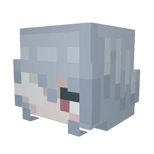 Ziro_MC Minecraft avatar head, 3D render