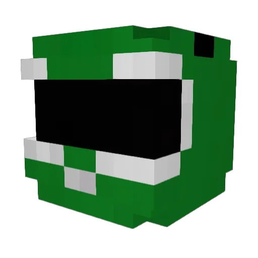 Zistykin Minecraft avatar head, 3D render