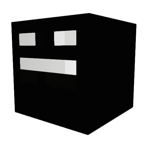 Zithmane Minecraft avatar head, 3D render