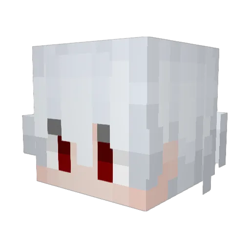 Zitoshi_Toji Minecraft avatar head, 3D render