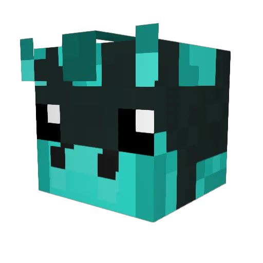 Zitrojo Minecraft avatar head, 3D render