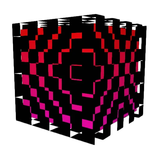 Zivojn Minecraft avatar head, 3D render