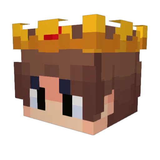 Ziyad0074 Minecraft avatar head, 3D render