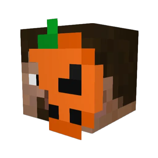 ZizThePieMan Minecraft avatar head, 3D render