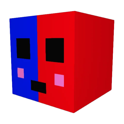 Zizon_JK Minecraft avatar head, 3D render
