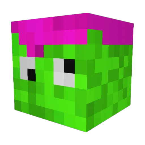 Zkohler Minecraft avatar head, 3D render