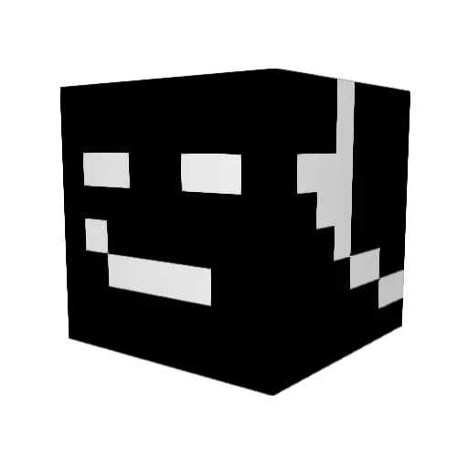 Zl0rdd Minecraft avatar head, 3D render