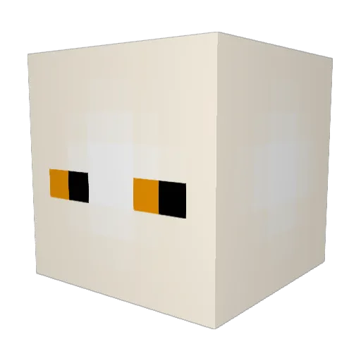 Zledgeye Minecraft avatar head, 3D render