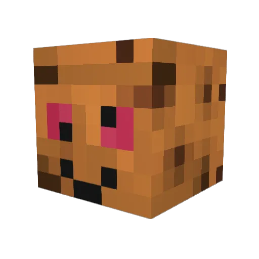Zllxd Minecraft avatar head, 3D render
