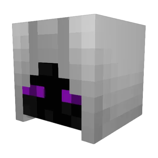Zlydeor Minecraft avatar head, 3D render