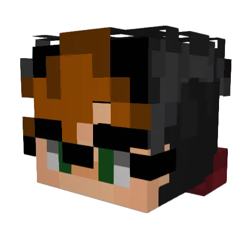 Zman2400 Minecraft avatar head, 3D render