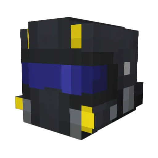 ZmanPrime287 Minecraft avatar head, 3D render