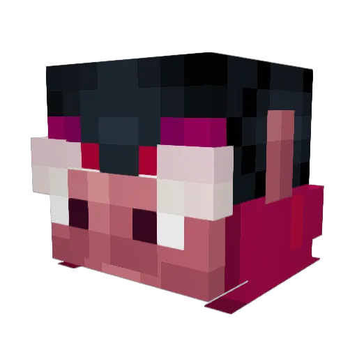 Zman_Duma Minecraft avatar head, 3D render