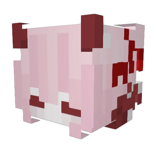 Zmateney_ Minecraft avatar head, 3D render